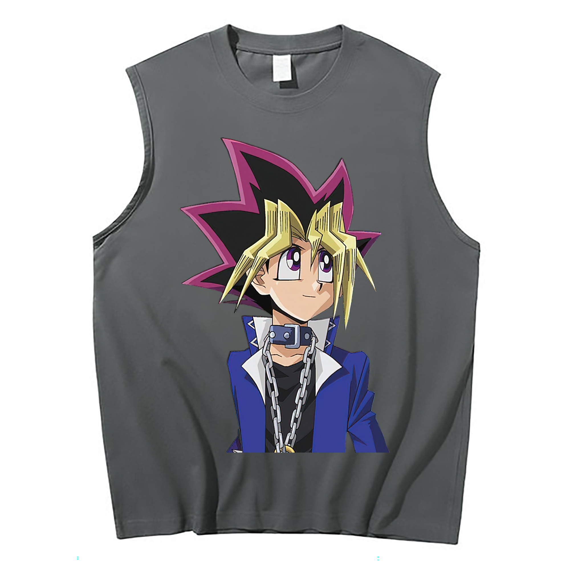 （画像用） 遊☆戯☆王 Yu-Gi-Oh! コットン100％タンクトップ（フロントプリント）